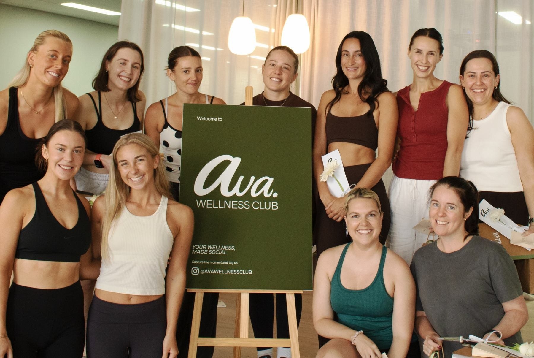 Guests together at An Afternoon with Ava Wellness Club